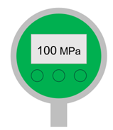 Digital pressure management system icon